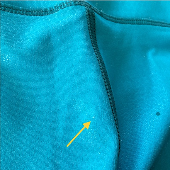 Zyia Leggings Womens 6-8 Light N Tight Ombre Metallic Teal Venom Snake Blue - Picture 9 of 14